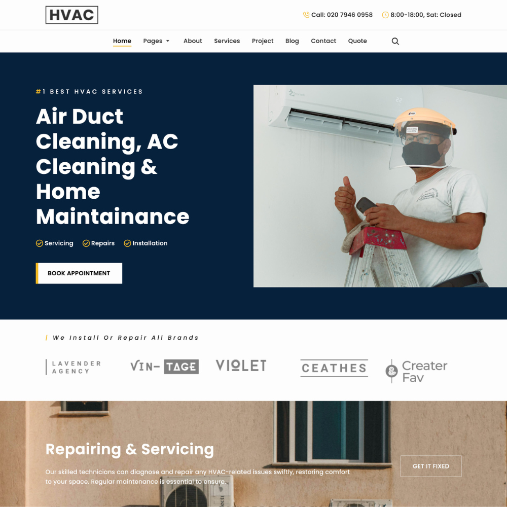 HVAC Website
